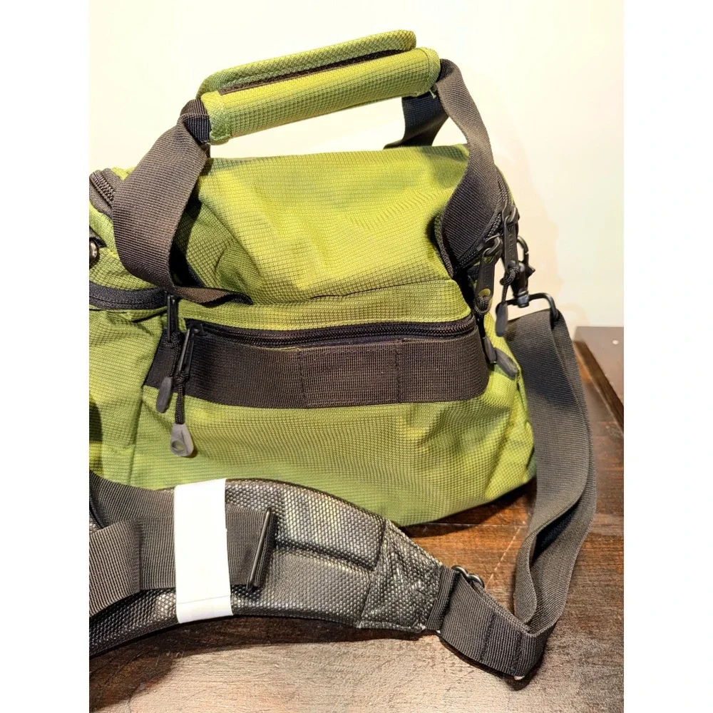 L.L. Bean‎ Green LAB Duffel Crossbody Bag Travel Gym Weekender Carry On